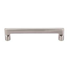 Top Knobs [M1975] Solid Bronze Cabinet Pull Handle - Flat Sided Pull Series - Oversized - Brushed Satin Nickel Finish - 6" C/C - 6 5/8" L