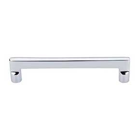 Top Knobs [M1976] Solid Bronze Cabinet Pull Handle - Flat Sided Pull Series - Oversized - Polished Chrome Finish - 6" C/C - 6 5/8" L