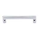Top Knobs [M1976] Solid Bronze Cabinet Pull Handle - Flat Sided Pull Series - Oversized - Polished Chrome Finish - 6" C/C - 6 5/8" L