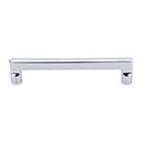 Top Knobs [M1976] Solid Bronze Cabinet Pull Handle - Flat Sided Pull Series - Oversized - Polished Chrome Finish - 6&quot; C/C - 6 5/8&quot; L