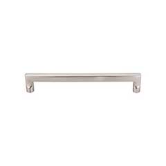 Top Knobs [M1978] Solid Bronze Cabinet Pull Handle - Flat Sided Pull Series - Oversized - Brushed Satin Nickel Finish - 9&quot; C/C - 9 3/4&quot; L