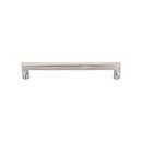 Top Knobs [M1978] Solid Bronze Cabinet Pull Handle - Flat Sided Pull Series - Oversized - Brushed Satin Nickel Finish - 9" C/C - 9 3/4" L