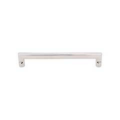 Top Knobs [M1980] Solid Bronze Cabinet Pull Handle - Flat Sided Pull Series - Oversized - Polished Nickel Finish - 9&quot; C/C - 9 3/4&quot; L