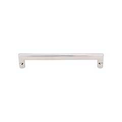 Top Knobs [M1980] Solid Bronze Cabinet Pull Handle - Flat Sided Pull Series - Oversized - Polished Nickel Finish - 9&quot; C/C - 9 3/4&quot; L
