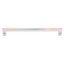 Top Knobs [M1983] Solid Bronze Cabinet Pull Handle - Flat Sided Pull Series - Oversized - Polished Nickel Finish - 12" C/C - 12 3/4" L