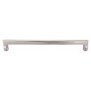 Top Knobs [M1984] Solid Bronze Cabinet Pull Handle - Flat Sided Pull Series - Oversized - Brushed Satin Nickel Finish - 18" C/C - 18 7/8" L
