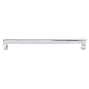 Top Knobs [M1985] Solid Bronze Cabinet Pull Handle - Flat Sided Pull Series - Oversized - Polished Chrome Finish - 18" C/C - 18 7/8" L
