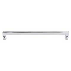 Top Knobs [M1985] Solid Bronze Cabinet Pull Handle - Flat Sided Pull Series - Oversized - Polished Chrome Finish - 18" C/C - 18 7/8" L