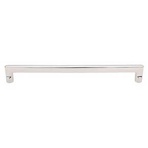 Top Knobs [M1986] Solid Bronze Cabinet Pull Handle - Flat Sided Pull Series - Oversized - Polished Nickel Finish - 18" C/C - 18 7/8" L