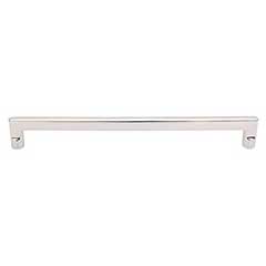 Top Knobs [M1986] Solid Bronze Cabinet Pull Handle - Flat Sided Pull Series - Oversized - Polished Nickel Finish - 18&quot; C/C - 18 7/8&quot; L