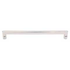 Top Knobs [M1986] Solid Bronze Cabinet Pull Handle - Flat Sided Pull Series - Oversized - Polished Nickel Finish - 18&quot; C/C - 18 7/8&quot; L