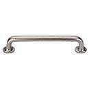 Top Knobs [M1390] Solid Bronze Cabinet Pull Handle - Rounded Pull Series - Oversized - Silicon Bronze Light Finish - 6" C/C - 7" L