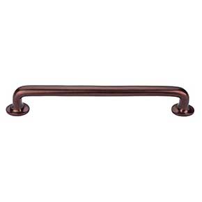 Top Knobs [M1398] Solid Bronze Cabinet Pull Handle - Rounded Pull Series - Oversized - Mahogany Bronze Finish - 9" C/C - 10 1/4" L