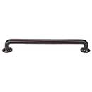 Top Knobs [M1402] Solid Bronze Cabinet Pull Handle - Rounded Pull Series - Oversized - Medium Bronze Finish - 12&quot; C/C - 13 1/2&quot; L