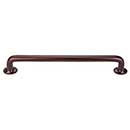 Top Knobs [M1403] Solid Bronze Cabinet Pull Handle - Rounded Pull Series - Oversized - Mahogany Bronze Finish - 12&quot; C/C - 13 1/2&quot; L