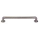 Top Knobs [M1405] Solid Bronze Cabinet Pull Handle - Rounded Pull Series - Oversized - Silicon Bronze Light Finish - 18" C/C - 19 3/4" L
