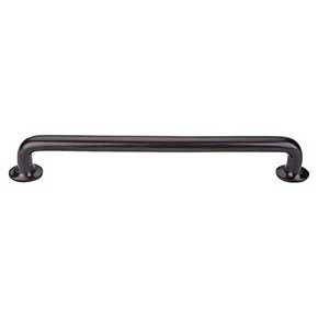 Top Knobs [M1407] Solid Bronze Cabinet Pull Handle - Rounded Pull Series - Oversized - Medium Bronze Finish - 18" C/C - 19 3/4" L