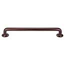 Top Knobs [M1408] Solid Bronze Cabinet Pull Handle - Rounded Pull Series - Oversized - Mahogany Bronze Finish - 18" C/C - 19 3/4" L