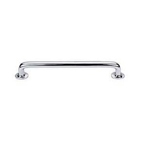 Top Knobs [M1994] Solid Bronze Cabinet Pull Handle - Rounded Pull Series - Oversized - Polished Chrome Finish - 9" C/C - 10 1/4" L