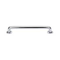 Top Knobs [M1994] Solid Bronze Cabinet Pull Handle - Rounded Pull Series - Oversized - Polished Chrome Finish - 9&quot; C/C - 10 1/4&quot; L