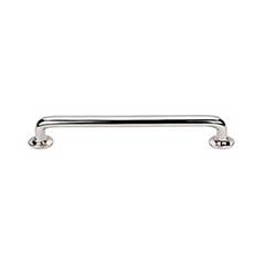 Top Knobs [M1995] Solid Bronze Cabinet Pull Handle - Rounded Pull Series - Oversized - Polished Nickel Finish - 9" C/C - 10 1/4" L