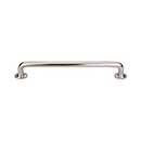 Top Knobs [M1996] Solid Bronze Cabinet Pull Handle - Rounded Pull Series - Oversized - Brushed Satin Nickel Finish - 12" C/C - 13 1/2" L