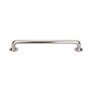 Top Knobs [M1996] Solid Bronze Cabinet Pull Handle - Rounded Pull Series - Oversized - Brushed Satin Nickel Finish - 12&quot; C/C - 13 1/2&quot; L