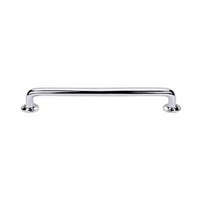 Top Knobs [M1997] Solid Bronze Cabinet Pull Handle - Rounded Pull Series - Oversized - Polished Chrome Finish - 12" C/C - 13 1/2" L
