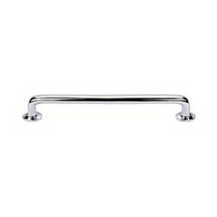 Top Knobs [M1997] Solid Bronze Cabinet Pull Handle - Rounded Pull Series - Oversized - Polished Chrome Finish - 12&quot; C/C - 13 1/2&quot; L