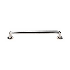Top Knobs [M1998] Solid Bronze Cabinet Pull Handle - Rounded Pull Series - Oversized - Polished Nickel Finish - 12" C/C - 13 1/2" L
