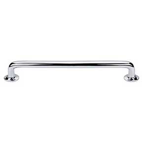 Top Knobs [M2000] Solid Bronze Cabinet Pull Handle - Rounded Pull Series - Oversized - Polished Chrome Finish - 18" C/C - 19 3/4" L