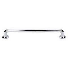 Top Knobs [M2000] Solid Bronze Cabinet Pull Handle - Rounded Pull Series - Oversized - Polished Chrome Finish - 18&quot; C/C - 19 3/4&quot; L