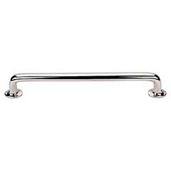 Top Knobs [M2001] Solid Bronze Cabinet Pull Handle - Rounded Pull Series - Oversized - Polished Nickel Finish - 18&quot; C/C - 19 3/4&quot; L