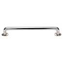 Top Knobs [M2001] Solid Bronze Cabinet Pull Handle - Rounded Pull Series - Oversized - Polished Nickel Finish - 18" C/C - 19 3/4" L