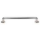 Top Knobs [M2001] Solid Bronze Cabinet Pull Handle - Rounded Pull Series - Oversized - Polished Nickel Finish - 18&quot; C/C - 19 3/4&quot; L