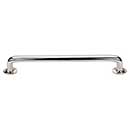 Top Knobs [M2001] Solid Bronze Cabinet Pull Handle - Rounded Pull Series - Oversized - Polished Nickel Finish - 18&quot; C/C - 19 3/4&quot; L