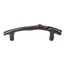 Top Knobs [M1342] Solid Bronze Cabinet Pull Handle - Twig Pull Series - Standard Size - Medium Bronze Finish - 3 1/2&quot; C/C - 5 3/16&quot; L