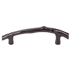 Top Knobs [M1347] Solid Bronze Cabinet Pull Handle - Twig Pull Series - Oversized - Medium Bronze Finish - 5&quot; C/C - 7 5/16&quot; L