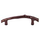Top Knobs [M1348] Solid Bronze Cabinet Pull Handle - Twig Pull Series - Oversized - Mahogany Bronze Finish - 5" C/C - 7 5/16" L