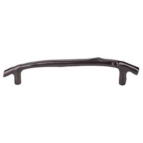 Top Knobs [M1352] Solid Bronze Cabinet Pull Handle - Twig Pull Series - Oversized - Medium Bronze Finish - 8" C/C - 10 7/16" L