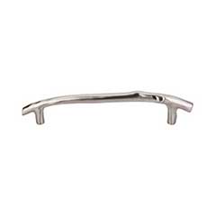 Top Knobs [M1966] Solid Bronze Cabinet Pull Handle - Twig Pull Series - Oversized - Brushed Satin Nickel Finish - 8&quot; C/C - 10 7/16&quot; L