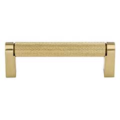 Top Knobs [M2601] Plated Steel Cabinet Bar Pull Handle - Amwell Series - Standard Size - Honey Bronze Finish - 3 3/4&quot; C/C - 4 3/8&quot; L