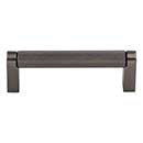 Top Knobs [M2615] Plated Steel Cabinet Bar Pull Handle - Amwell Series - Standard Size - Ash Gray Finish - 3 3/4&quot; C/C - 4 3/8&quot; L