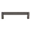 Top Knobs [M2616] Plated Steel Cabinet Bar Pull Handle - Amwell Series - Oversized - Ash Gray Finish - 5 1/16" C/C - 5 7/16" L
