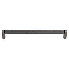 Top Knobs [M2618] Plated Steel Cabinet Bar Pull Handle - Amwell Series - Oversized - Ash Gray Finish - 8 13/16&quot; C/C - 9 3/16&quot; L