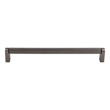 Top Knobs [M2618] Plated Steel Cabinet Bar Pull Handle - Amwell Series - Oversized - Ash Gray Finish - 8 13/16" C/C - 9 3/16" L
