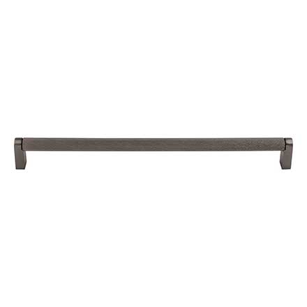 Top Knobs [M2619] Plated Steel Cabinet Bar Pull Handle - Amwell Series - Oversized - Ash Gray Finish - 11 11/32&quot; C/C - 11 11/16&quot; L