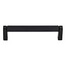 Top Knobs [M2630] Plated Steel Cabinet Bar Pull Handle - Amwell Series - Oversized - Flat Black Finish - 5 1/16" C/C - 5 7/16" L