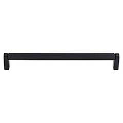 Top Knobs [M2632] Plated Steel Cabinet Bar Pull Handle - Amwell Series - Oversized - Flat Black Finish - 8 13/16&quot; C/C - 9 3/16&quot; L