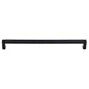 Top Knobs [M2633] Plated Steel Cabinet Bar Pull Handle - Amwell Series - Oversized - Flat Black Finish - 11 11/32" C/C - 11 11/16" L